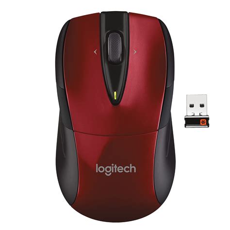 Logitech Wireless Mouse M525 Redblack Mini