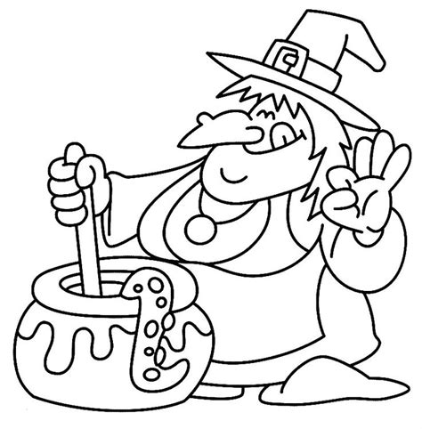 Free Witch Coloring Pages To Print