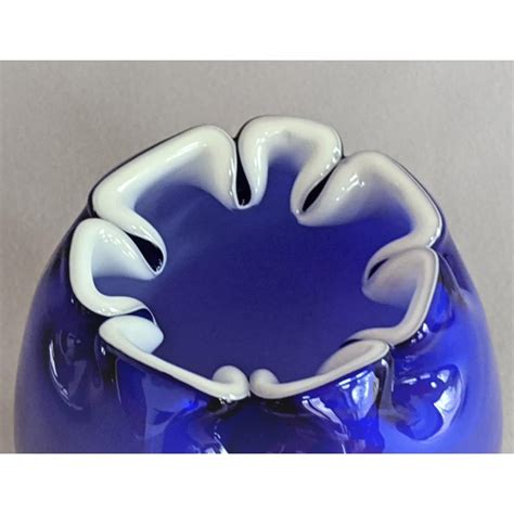 Cobalt Blue Art Glass Vase Chairish