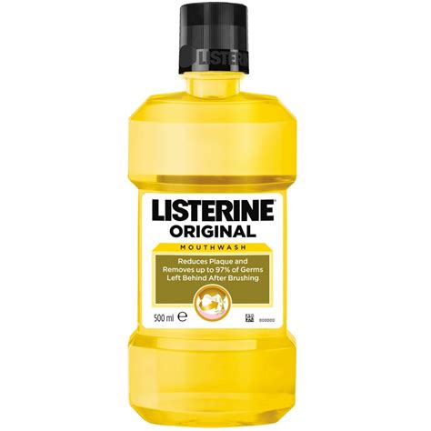 Empty the cup into your mouth. LISTERINE® Original | Mouthwash - Plaque - Bad Breath ...