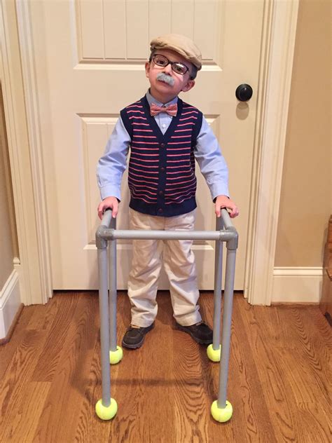 100th Day Of School Costume Toddler Old Man Costume Kids Old Man