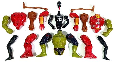 Merakit Mainan Hulk Buster Avengers Hulk Smash Superhero Venom Carnage