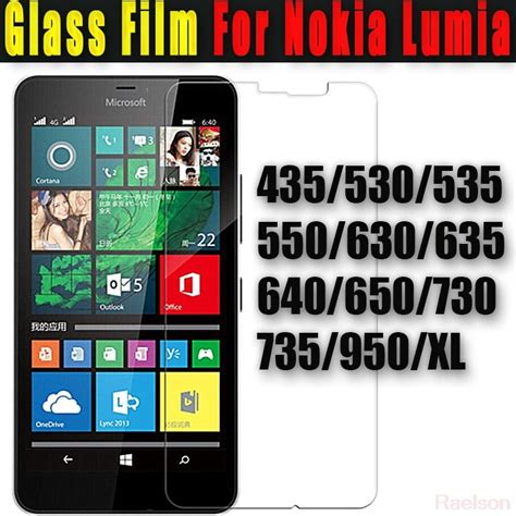 9 H Hd Vidrio Templado Para Nokia Lumia 630 635 640 650 730 735 550 530