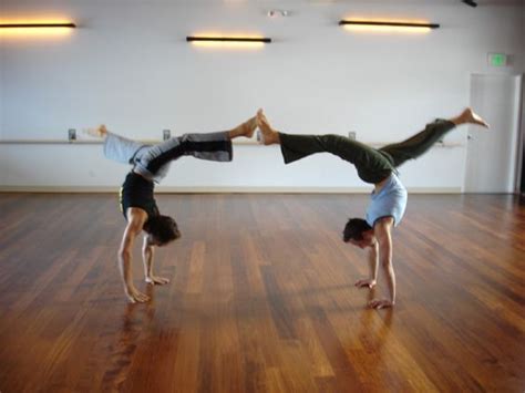 Partner Handstands Acro Pinterest Yoga Challenge Acro Yoga Poses