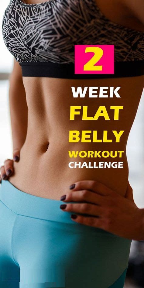 How To Get Flat Tummy Try This Week Flat Belly Workouts Challenge Best Exercise For Flat