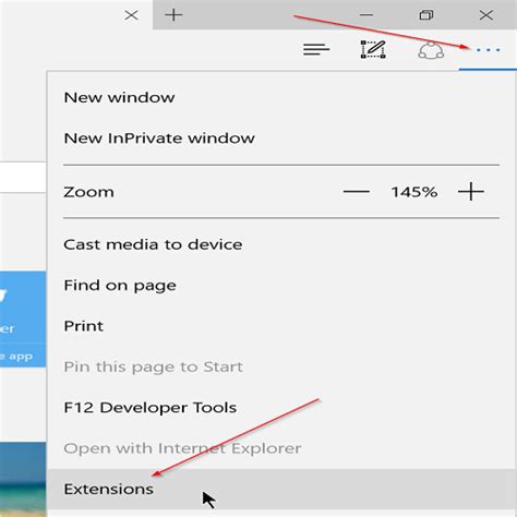 How To Install A Browser Extension In Microsoft Edge Windows 10 Insider
