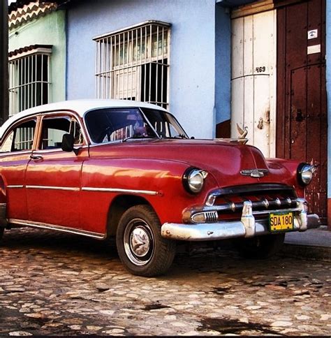 Old Vintage Car Cuba Trinidad Old Vintage Cars Cuban Cars Vintage Cars