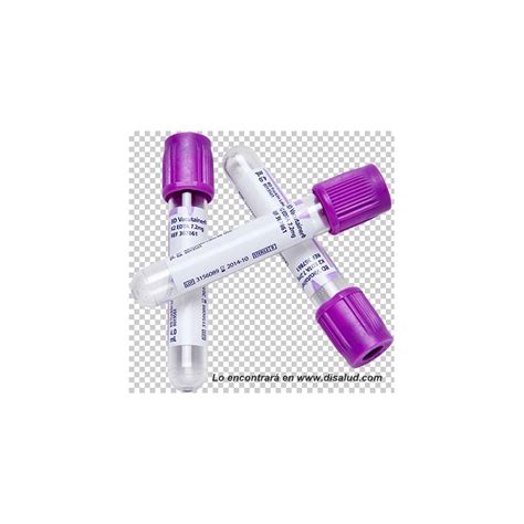 Bd® Vacutainer® Tube 100 Pcs 6 Ml Hematology Edta K2 13x100mm Plastic