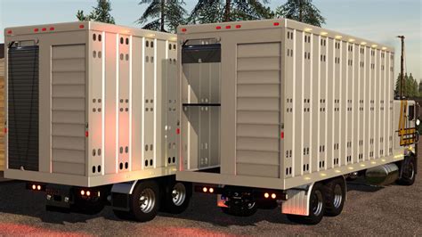 Tlx 48ft Livestock Trailer V10 Fs19 Mod