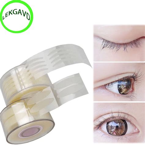 Pairs Double Eye Sided Invisible Eyelid Clear Fiber Make Up