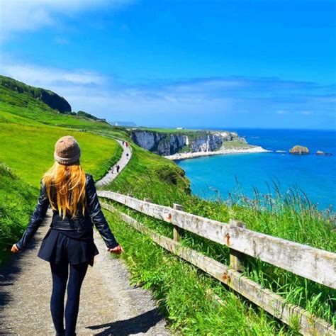 This scenic stop offers up some of northern ireland's best coastal views. Exploring Carrick-a-Rede Rope Bridge in Northern Ireland