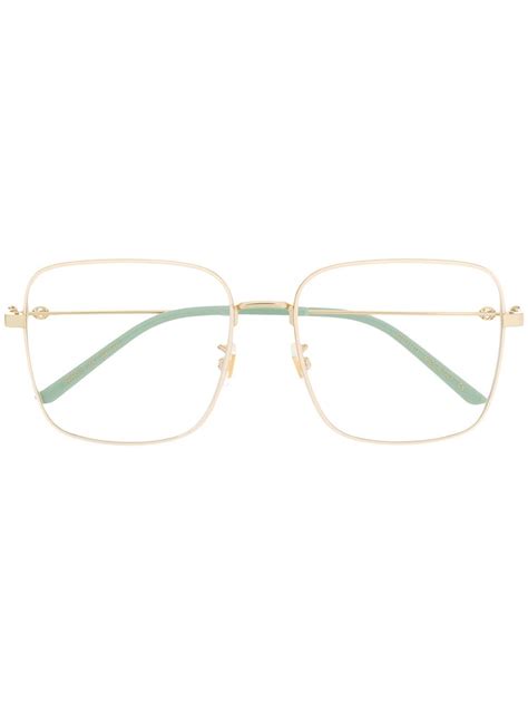 Gucci Eyewear Square Shaped Glasses Farfetch
