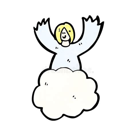 Cartoon Angels In Heaven Stock Vector Illustration Of Angels 38058190