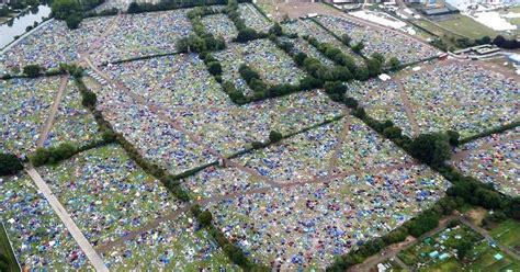 reading festival aftermath seen in aerial photos of abandoned tents and rubbish mirror online