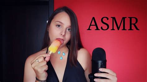 Asmr Eating A Popsicle 🧊 Intense Mouth Sounds Youtube