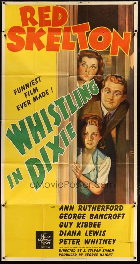 4w986 whistling in dixie style b 3sh 42 art of red skelton between ann rutherford and diana lewis