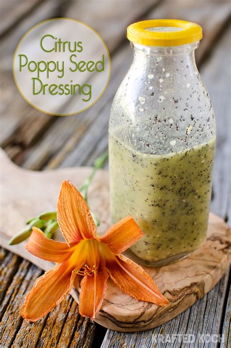 Citrus Poppy Seed Dressing ¼ Lime Juiced ¼ C Apple