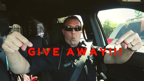 cop vlogs our first give away youtube