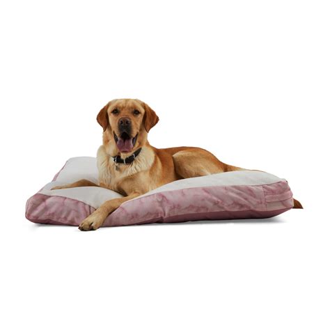 Everyyay Essentials Snooze Fest Pink Tie Dye Rectangle Lounger Dog Bed