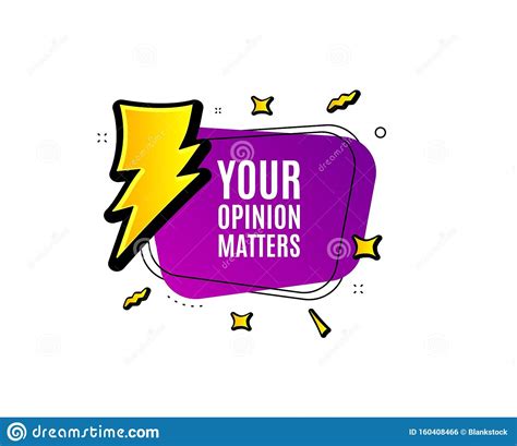 Your Opinion Matters Symbol. Survey Or Feedback Sign ...