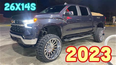2023 Chevy 1500 Lifted On 9 Mcgaughys And 26x14s First Mcgaughys 7