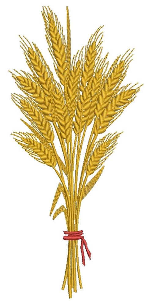 Sheaf Of Wheat Set Of Three Machine Embroidery Designs Etsy