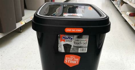 Hefty Touch Lid 13 Gallon Trash Can Only 850 On • Hip2save