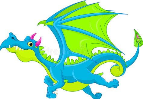 Cartoon Flying Dragon Stock Vector Illustration Of Artwork 20806692