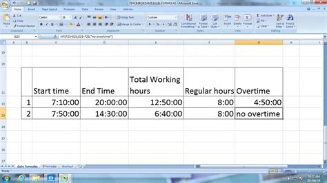 How To Calculate Total Hours And Overtime In Excel