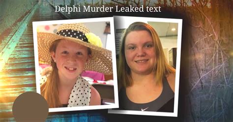 Delphi Murders Leaked Texts Reveal Clues About The Killer