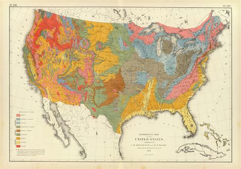 Geologic Map Of North America Physical Geology Labora