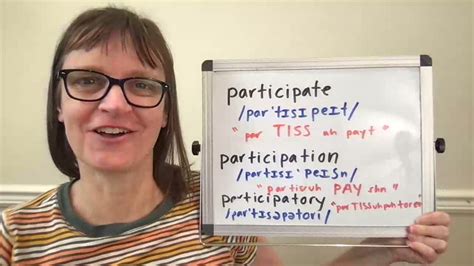 How To Pronounce Participate Participation And Participatory Youtube