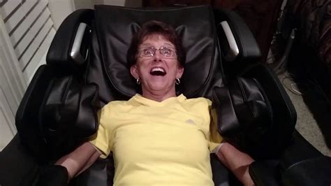 Great Grandma Takes A Ride In Massage Chair Youtube
