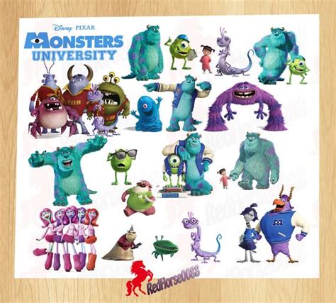 20 Disney Pixar Monsters Inc Characters Png Images By