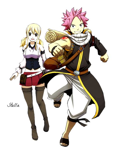 Lucy E Natsu 4 Render By Stella1994x On Deviantart Fairy Tail