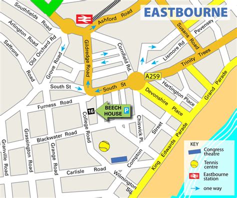 Eastbourne Map