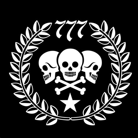 Military Emblem With Skull 617511 Vector Art At Vecteezy