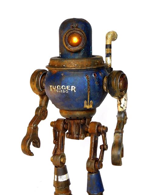 Tugger Steampunk Robots Robot Sculpture Robot Art