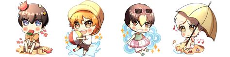 I Drew Some Hq Boys Summer Chibi Link Below To View Them