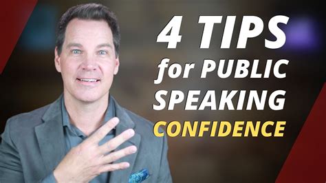 4 Public Speaking Tips For More Confidence Youtube