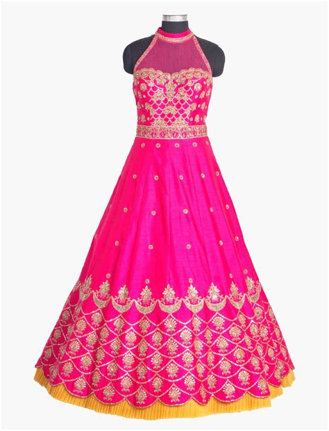 Sizzling Pink Gown Iraivi Bridal Wear