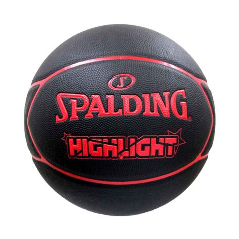 Spalding Highlight In Out Composite Basketball 76 368z Black Red