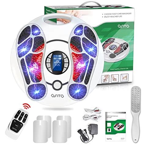 Foot Massager Circulation Stimulator Machine Plus Medic With Tens Unit Ems Electrical Muscles