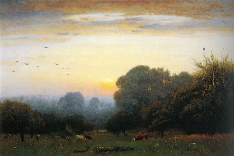 Morning 1878 By George Innes Art Reproductions George Innes