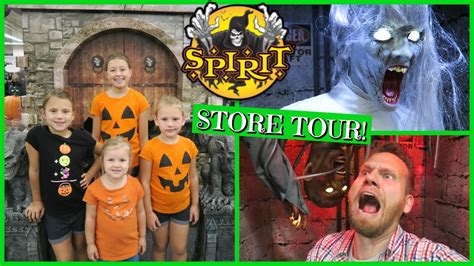To Go All The Way Into Halloween's Spirit - 2016 SPIRIT HALLOWEEN STORE TOUR! - YouTube