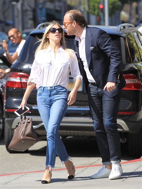 The engagement came less than six months. MORGAN STEWART Out with Her Husband in Beverly Hills 03/08 ...