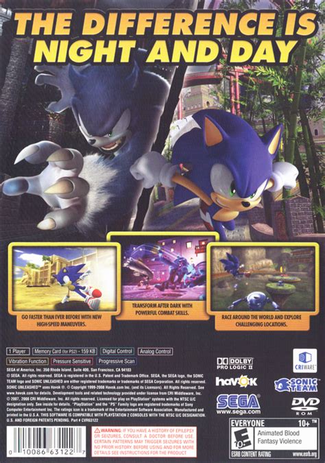 Sonic Unleashed Cover Or Packaging Material Mobygames