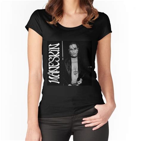 Damiano David Maneskin Fitted Scoop T Shirt By Maneskin Cool Mamalon T Shirts For Women