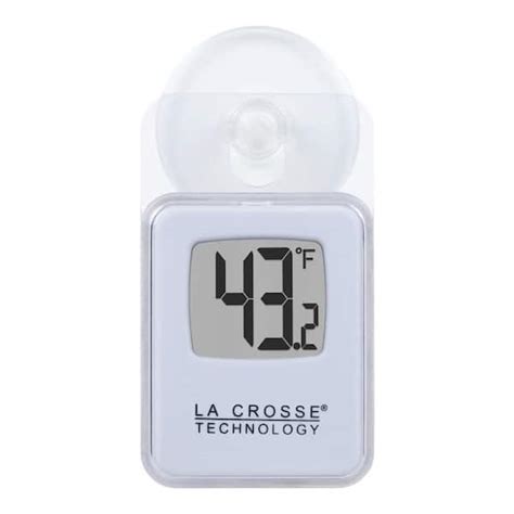 La Crosse Technology Digital Outdoor Window Instant Read Thermometer