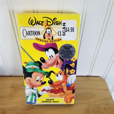 Walt Disney Cartoon Classics Special Edition Happy Summer Days Vhs 1992 New 717951413031 Ebay